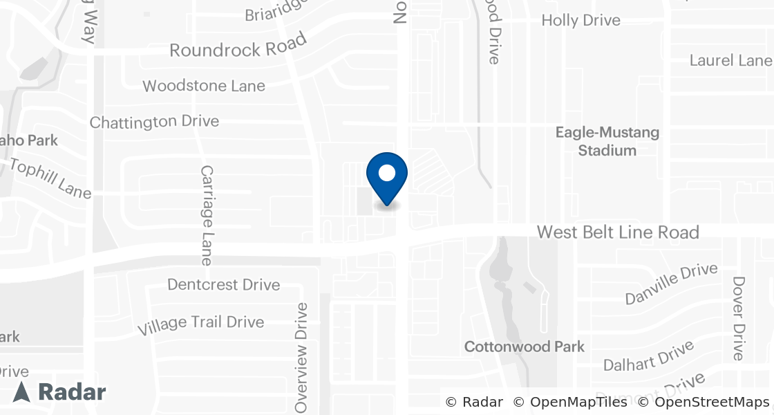 Map of Dairy Queen Location:: 14815 Coit Rd, Dallas, TX, 75248-5710